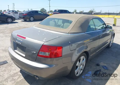 2004 Audi A4 1.8 Cabriolet из США, поврежденный, VIN WAUAC48HX4K012399